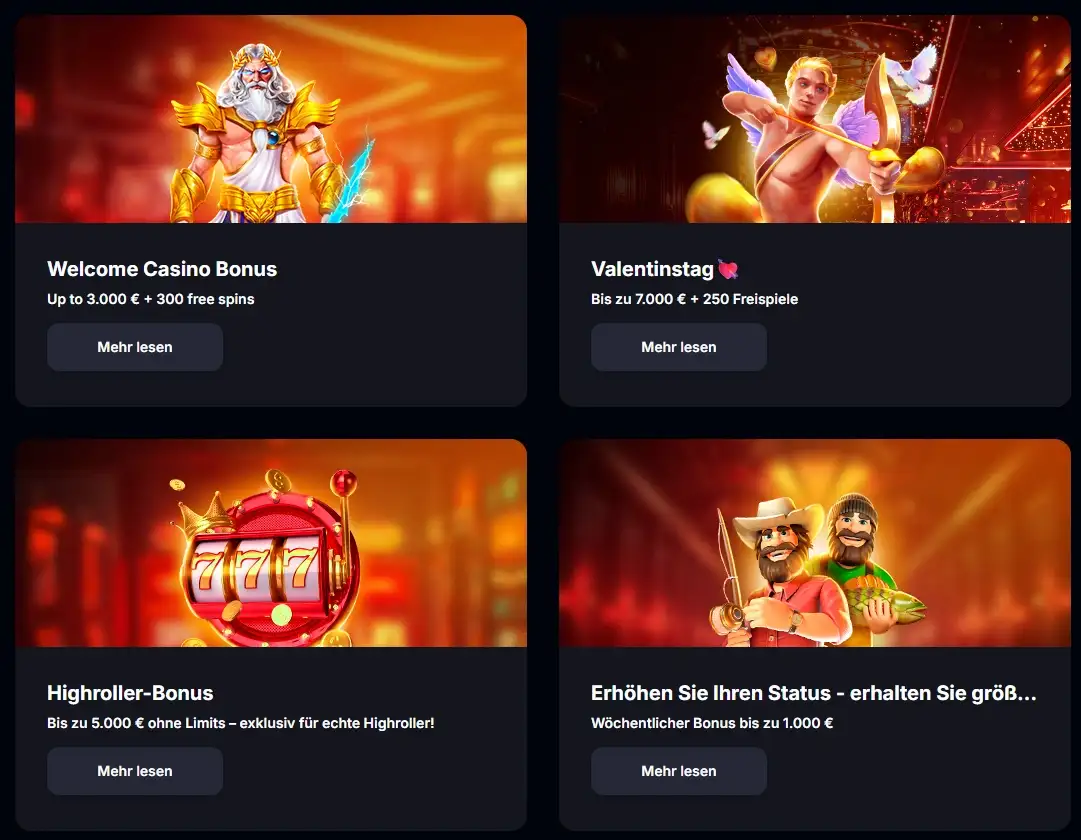 Yep Casino Boni und Promotionen